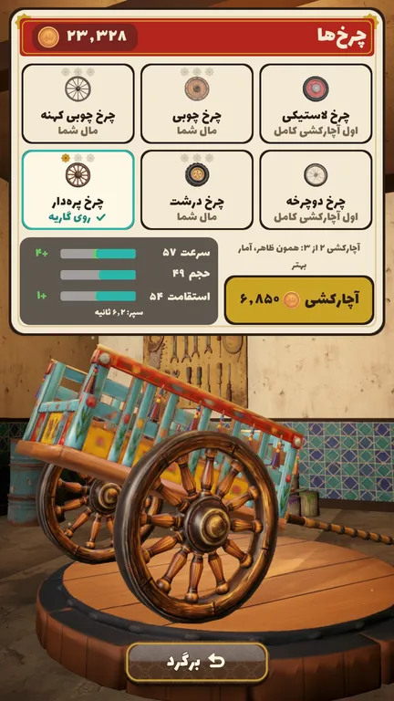 گاریچی: گاراژ و ارتقای چرخ